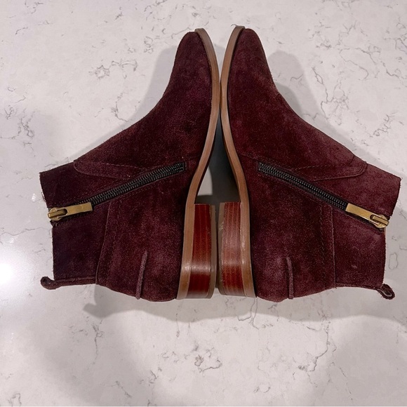 FRANCO SARTO Ruby Suede Leather Ankle Boots Size 6 - Picture 6 of 12